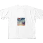 秋山せれなの空のグラデーション All-Over Print T-Shirt