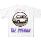 araakii@꧁THE DOGRUN꧂のTHE DOGRUN CAR フルグラフィックTシャツ