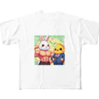 jyabajyaの親愛なる君と僕‐ダサカワVer. フルグラフィックTシャツ