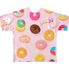 MEGROOVEのドーナツいっぱい🍩 フルグラフィックTシャツ