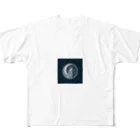 月と狼の月と狼 2 フルグラフィックTシャツ