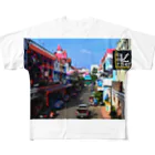 minaminokojimaのタイの街角 フルグラフィックTシャツ