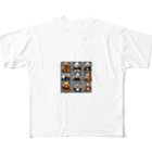 Riki-のクマジャック All-Over Print T-Shirt