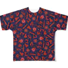 oba:obaの蛸がいっぱい All-Over Print T-Shirt