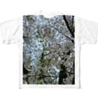 Slacker-のSAKURA フルグラフィックTシャツ
