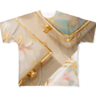 AQUAMETAVERSEの小物入れ、可愛い　なでしこ1478 All-Over Print T-Shirt