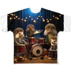 AQUAMETAVERSEのハリネズミバンド　なでしこ1478 All-Over Print T-Shirt