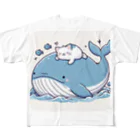 ニャーちゃんショップの眠りネコ All-Over Print T-Shirt