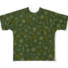 oba:obaの蛸がいっぱいダーク All-Over Print T-Shirt