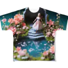 AQUAMETAVERSEの花を飾るインテリア　なでしこ1478 フルグラフィックTシャツ