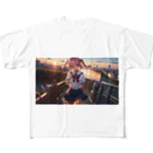 ヴィヴィオの夕焼け All-Over Print T-Shirt