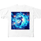 huwari-hanaakariの星のきらめき　射手座イメージ All-Over Print T-Shirt