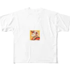 ChatAPのミャンマー猫 フルグラフィックTシャツ