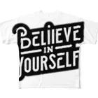 NORI＠fujiyamaのBelieve in Yourself　自分を信じて フルグラフィックTシャツ