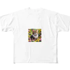 CaTsの冒険猫 フルグラフィックTシャツ