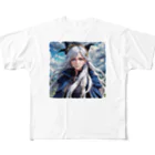 levi shopの銀髪の魔女 フルグラフィックTシャツ
