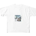 子猫カーニバルの捨てられてしまった可哀想な子猫 All-Over Print T-Shirt