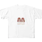 hanahanabiの双子の姉妹 All-Over Print T-Shirt