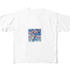 yukki1975のドット絵の春_045 フルグラフィックTシャツ