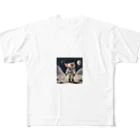 papaiayapapaの豚の宇宙飛行士 フルグラフィックTシャツ