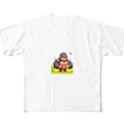 しんすけのマッチョゴリラ All-Over Print T-Shirt