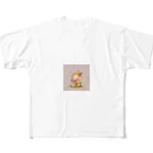 ganeshaのかわいいガネーシャの水やり花 All-Over Print T-Shirt