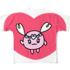 天使のお守りのラビュのラブ♡ All-Over Print T-Shirt