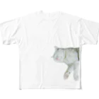 動物ランドのきいちゃんすやすやグッズ All-Over Print T-Shirt
