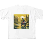 shime_savaの旅するバイカー All-Over Print T-Shirt