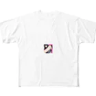 radio-bankのAi create スニーカー女子 All-Over Print T-Shirt