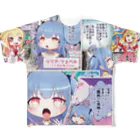 VASEのVASE劇場4コマTシャツ ~第一話（リリア前面ver.）~ フルグラフィックTシャツ