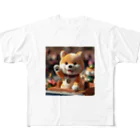 dcgnori／ワンコ画像の凱旋パレードメダリスト柴犬 フルグラフィックTシャツ