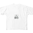 二宮大輔の自転車ロゴ フルグラフィックTシャツ
