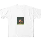 ganeshaのかわいいブタとアーチェリーを練習しよう All-Over Print T-Shirt