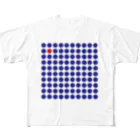 〇△□のお店のシンプルドットデザインシリーズ１ All-Over Print T-Shirt