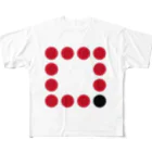 〇△□のお店のシンプルドットデザインシリーズ10 All-Over Print T-Shirt