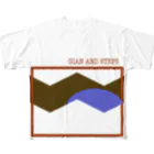 ojazzのジャイアンとステップス フルグラフィックTシャツ