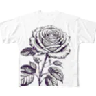 Emma_Chloeの薔薇 All-Over Print T-Shirt
