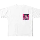 日本神話のtattoo girl All-Over Print T-Shirt