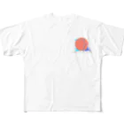 架空企業のTシャツ屋さんのunification tシャツ All-Over Print T-Shirt