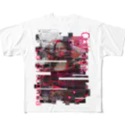カズシフジイのモナリザコラージュ3-2 All-Over Print T-Shirt