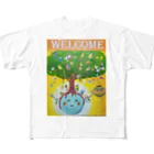 yoko-art-121のwelcome フルグラフィックTシャツ