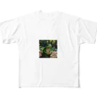 イラスト屋さんの　子供を守るカエル All-Over Print T-Shirt