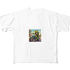 二宮大輔のカエルライダー4兄弟　長男　マッテオ All-Over Print T-Shirt