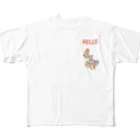 小学生アーティストrishaのすうじにわとり All-Over Print T-Shirt