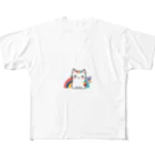 yielanggo007の虹のねこ All-Over Print T-Shirt