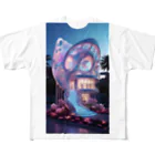 AQUAMETAVERSEの幻想的なお家アメジスト2846 All-Over Print T-Shirt