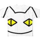F2 Cat Design Shopの黒猫ボディーガード まもられているほう 002 All-Over Print T-Shirt