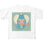 きなこのHappy Lifeのhappiness All-Over Print T-Shirt