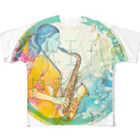 八王子やましぎのテナーサックス ４ All-Over Print T-Shirt